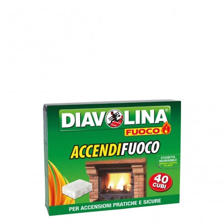 ACCENDIFUOCO DIAVOLINA CUBI 40 PZ