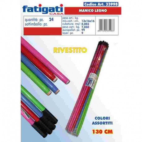 PULIZIA MANICO MANICO LEGNO COLORE ASSORT. CM.130