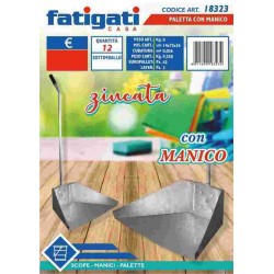 PULIZIA PALETTA ZINCATA CON MANICO FATIGATI