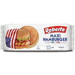 ROBERTO PANE MAXI HAMBURGER C/SESAMO GR.300