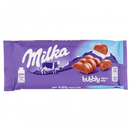 CIOCC.MILKA TAV.BUBBLY MILK GR.90