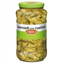 CARCIOFI D'AMICO TAGLIATI RUSTICA VASO KG.1,6