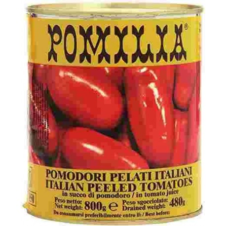 POMODORI PELATI POMILIA LATTINA GR.800