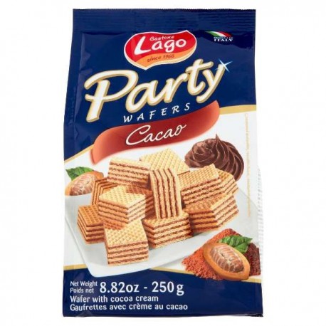 BISC.LAGO WAFER CACAO PARTY GR.250