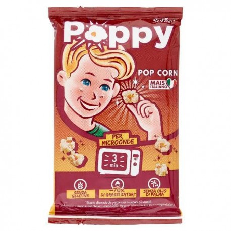 POP CORN MAIS SELECT POPPY MICROONDE GR.80