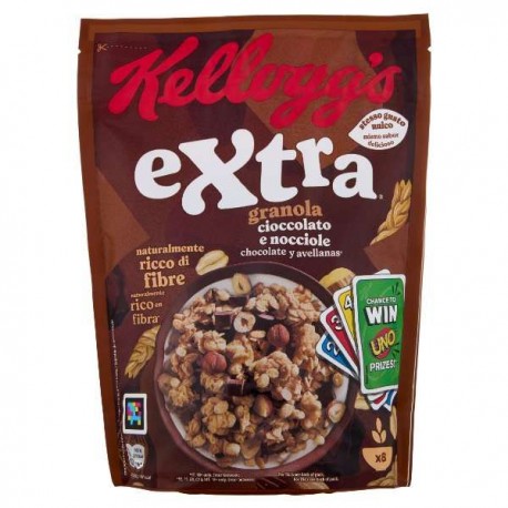CEREALI KELLOGG'S EXTRA CIOCCOL.E NOCCIOLE GR.375