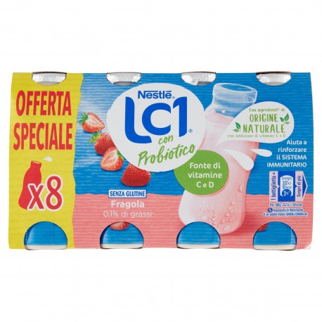 YOGURT LC1 FRAGOLA C/PROBIOTICO PZ.8X90GR