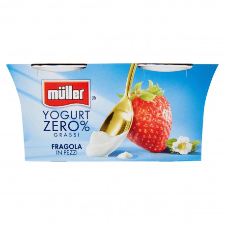 YOGURT MULLER ZERO % FRAGOLA GR.125X2