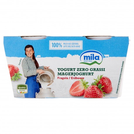YOGURT MILA GR.125X2 BENES.FRAGOLA *