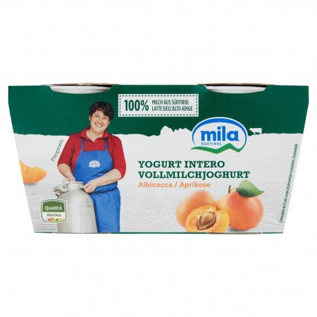 YOGURT MILA GR.125X2 INTERO ALBICOCCA *
