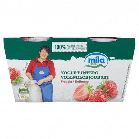 YOGURT MILA GR.125X2 INTERO FRAGOLA *