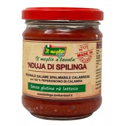 NDUJA PICCANTE CALABRESE SPILINGA VASO GR.180