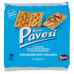PANE GRAN PAVESI CRACKER.NON SALATI GR.560