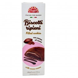 BISCOTTI DILEO PAST.RIPIENI CREMA CACAO GR.150