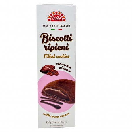 BISCOTTI DILEO PAST.RIPIENI CREMA CACAO GR.150