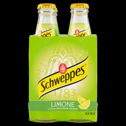 ACQUA TONICA SCHWEPPES LEMON VETRO CL.18X4