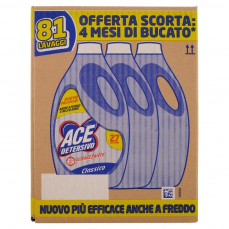 LAVATRICE ACE LIQUIDO CLASSICO 27 DOSI