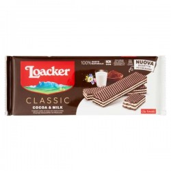 BISC.LOACKER WAFER CLASSIC CACAO&MILK GR.175