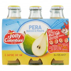 SUCCHI JOLLY COLOMBANI VETRO PERA ML.125X6