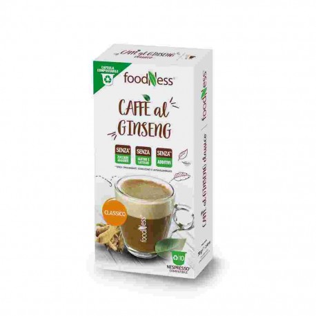 CAPSULE CAFFE C/NESPRESSO FOODNESS GINSENG PZ.10