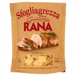 PASTA RANA FRESCA SFOGLIAGREZZA AL VITELLO GR.250