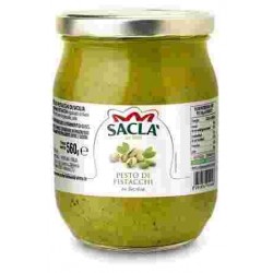 PESTO SACLA'AL PISTACCHIO VETRO GR.580