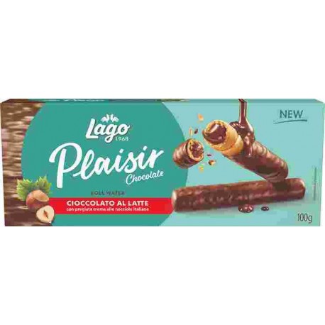 BISC.LAGO PLAISIR ROLL RICOPERTO NOCCIOLA GR.100