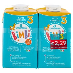 LATTE GRANAROLO CRESCITA BIMBI 1-3 ANNI ML.500 PZ2