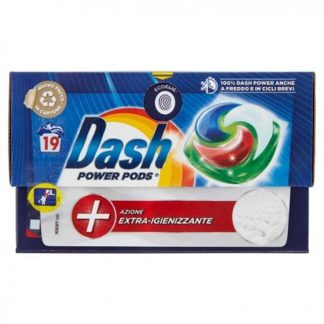 LAVATRICE DASH POWER PODS IGIENIZZANTE 19 DOSI
