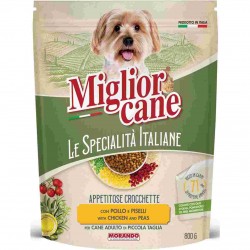 P/CANE MORANDO MC CROCC.SPEC.MINI POLLO/PIS GR.800