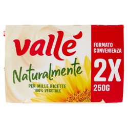 MARGARINA VALLE' GR.250X2 NATURALMENTE VALSOIA