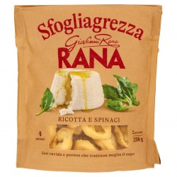 PASTA RANA FRESCA SFOGLIAGREZZA RICOTT/SPIN GR.250