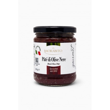 PATE' DI OLIVE NERE O/EVO GR.180 MORABITO