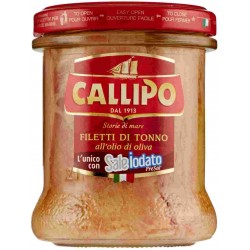 TONNO CALLIPO FILETTI O/OLIVA VASO GR.200