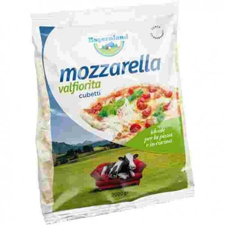 MOZZARELLA VALFIORITA CUBETTI KG.2 BAYERNLAND