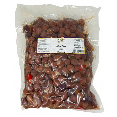 OLIVE IL MEGLIO NERE MONACALI CAS/CE BUSTA KG.3