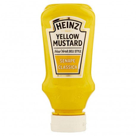 SALSA HEINZ SENAPE CLASSICA YELLOW MUSTARD GR.240