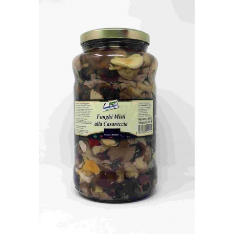 FUNGHI MISTI CASARECCI OLIO VASO KG.3 IL MEGLIO
