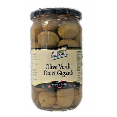 OLIVE IL MEGLIO VERDI GIGANTI DOLCI VASO GR.580