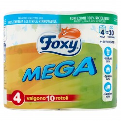 CARTA IGIENICA FOXY MEGA 4/ROTOLI 2V DECORATO