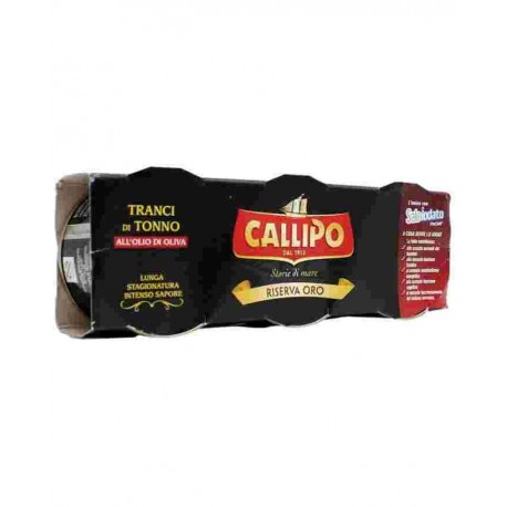 TONNO CALLIPO RISERVA ORO O/OLIVA GR.70 TRIS