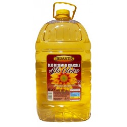 OLIO S/GIRASOLE ALTO OLEICO TANICA LT.10 DESANTIS