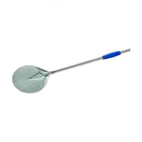 PALA PIZZA INOX TONDA DIAM.23 MANICO CM.150 I-23