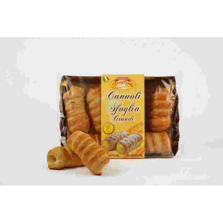PASTICCERIA CANNOLI DI SFOGLIA GRANDI PZ.6 GR.200