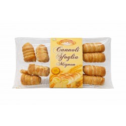 PASTICCERIA CANNOLI DI SFOGLIA MIGNON PZ.12 GR.150