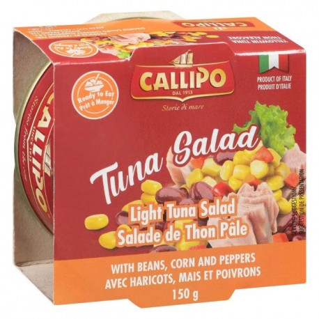 TONNO CALLIPO INSALATA FAGIOLI MAIS PEPER.GR.150