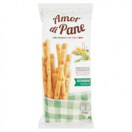 PANE GRISSINI AMOR DI PANE ROSMARINO GR.125