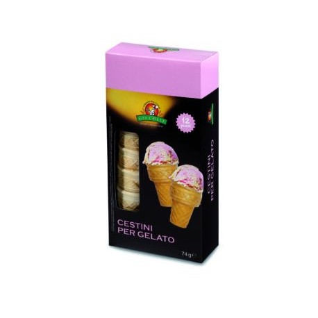 CONO GELATO GECCHELE CESTINO GR.74 PZ.12