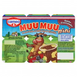 YOGURT CAMEO MUU MUU MINI CIOCCOLATO GR.50X6