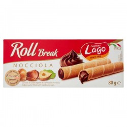 BISC.LAGO ROLL BREAK NOCCIOLA GR.80